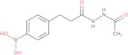4-(3-(2-Acetylhydrazinyl)-3-oxopropyl)phenylboronic acid