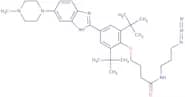 N-(3-Azidopropyl)-4-(2,6-di-tert-butyl-4-(6-(4-methylpiperazin-1-yl)-1H-benzo[d]imidazol-2-yl)phen…