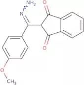 2-(2-aza-1-(4-methoxyphenyl)-2-(amino)vinyl)indane-1,3-dione