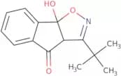3-(1,1-Dimethylethyl)-3α,8β-dihydro-8β-hydroxy-4H-indeno[2,1-d]isoxazol-4-one