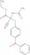 N-Acetyl-a-cyano-p-benzoyl-D,L-phenylalanine ethyl ester