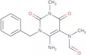 6-Amino-1-benzyl-3-methyl-5-(N-formyl-N-methyl)uracil