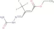 3-[[2-(Aminocarbonyl)hydrazinylidene]methyl]-4,4,4-trifluoro-2-butenoic acid ethyl ester