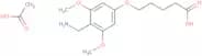 5-[4-(Aminomethyl)-3,5-dimethoxyphenoxy]pentanoic acid acetate