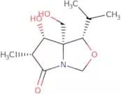 (3R,4S,5R,6S)-1-Aza-4-hydroxy-5-hydroxymethyl-6-isopropyl-3-methyl-7-oxabicycl[3.3.0]octan-2-one