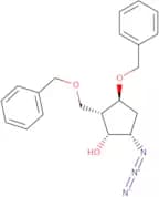 (1S,2S,3S,5S)-5-Azido-3-(phenylmethoxy)-2-[(phenylmethoxy)methyl]cyclopentanol