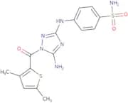 4-[[5-Amino-1-[(3,5-dimethyl-2-thienyl)carbonyl]-1H-1,2,4-triazol-3-yl]amino]benzenesulfonamide