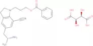 5-[(2R)-2-Aminopropyl]-1-[3-(benzoyloxy)propyl]-2,3-dihydro-1H-indole-7-carbonitrile (2R,3R)-2,3-d…