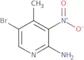 2-Amino-5-bromo-4-methyl-3-nitropyridine