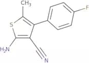 2-Amino-4-(4-fluorophenyl)-5-methyl-3-thiophenecarbonitrile