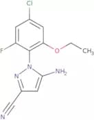 5-Amino-1-(4-chloro-2-ethoxy-6-fluorophenyl)-1H-pyrazole-3-carbonitrile