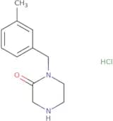 1-(3-Methylbenzyl)-2-piperazinone hydrochloride
