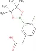 [4-Fluoro-3-(4,4,5,5-tetramethyl-1,3,2-dioxaborolan-2-yl)phenyl]acetic acid