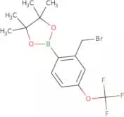 2-[2-(Bromomethyl)-4-(trifluoromethoxy)phenyl]-4,4,5,5-tetramethyl-1,3,2-dioxaborolane