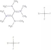 1,2-Bis(dimethylamino)-N,N,N',N'-tetramethyl-1,2-ethanediiminium bis(trifluoromethanethiolate)