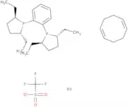 (-)-1,2-Bis((2R,5R)-2,5-diethylphospholano)benzene(cyclooctadiene)rhodium(I) trifluoromethanesulfo…