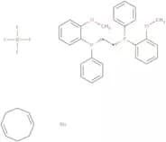 (R,R)-(-)-1,2-Bis[(2-methoxyphenyl)phenylphosphino]ethane(1,5-cyclooctadiene)rhodium(I) terafluoro…