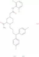 1-[4,4-Bis(4-fluorophenyl)butyl]-4-{2-[(2,6-dichlorophenyl)amino]-2-oxoethyl}-2-piperazinecarboxam…