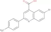 6-Bromo-2-(4-methylphenyl)quinoline-4-carboxylic acid