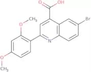 6-Bromo-2-(2,4-dimethoxyphenyl)quinoline-4-carboxylic acid