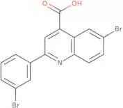 6-Bromo-2-(3-bromophenyl)quinoline-4-carboxylic acid
