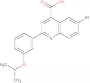 6-Bromo-2-(3-isopropoxyphenyl)quinoline-4-carboxylic acid
