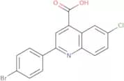 2-(4-Bromophenyl)-6-chloroquinoline-4-carboxylic acid