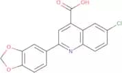 2-(1,3-Benzodioxol-5-yl)-6-chloroquinoline-4-carboxylic acid