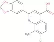 2-(1,3-Benzodioxol-5-yl)-7-chloro-8-methylquinoline-4-carboxylic acid