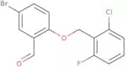 5-Bromo-2-[(2-chloro-6-fluorobenzyl)oxy]benzaldehyde