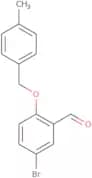5-Bromo-2-[(4-methylbenzyl)oxy]benzaldehyde