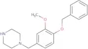 1-[4-(Benzyloxy)-3-methoxybenzyl]piperazine