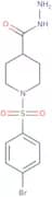 1-[(4-Bromophenyl)sulfonyl]piperidine-4-carbohydrazide