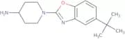 1-(5-tert-Butyl-1,3-benzoxazol-2-yl)piperidin-4-amine hydrochloride