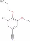 3-Bromo-5-methoxy-4-propoxybenzonitrile