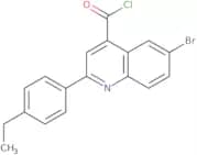 6-Bromo-2-(4-ethylphenyl)quinoline-4-carbonyl chloride