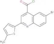 6-Bromo-2-(5-methyl-2-thienyl)quinoline-4-carbonyl chloride