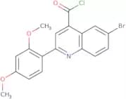 6-Bromo-2-(2,4-dimethoxyphenyl)quinoline-4-carbonyl chloride