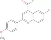 6-Bromo-2-(4-methoxyphenyl)quinoline-4-carbonyl chloride