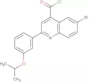 6-Bromo-2-(3-isopropoxyphenyl)quinoline-4-carbonyl chloride