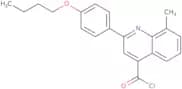 2-(4-Butoxyphenyl)-8-methylquinoline-4-carbonyl chloride