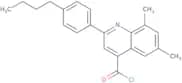 2-(4-Butylphenyl)-6,8-dimethylquinoline-4-carbonyl chloride