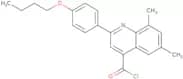 2-(4-Butoxyphenyl)-6,8-dimethylquinoline-4-carbonyl chloride