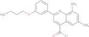 2-(3-Butoxyphenyl)-6,8-dimethylquinoline-4-carbonyl chloride