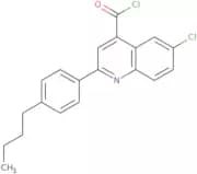 2-(4-Butylphenyl)-6-chloroquinoline-4-carbonyl chloride