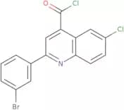 2-(3-Bromophenyl)-6-chloroquinoline-4-carbonyl chloride