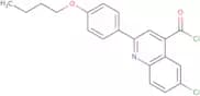 2-(4-Butoxyphenyl)-6-chloroquinoline-4-carbonyl chloride