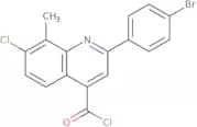 2-(4-Bromophenyl)-7-chloro-8-methylquinoline-4-carbonyl chloride