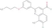 2-(3-Butoxyphenyl)-7-chloro-8-methylquinoline-4-carbonyl chloride
