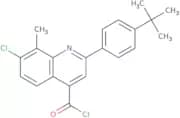 2-(4-tert-Butylphenyl)-7-chloro-8-methylquinoline-4-carbonyl chloride